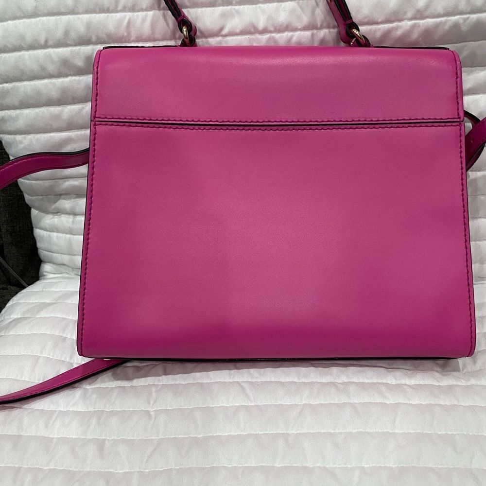 Kate Spade Doris Fuschia Pink Leather Hobo Bag - Picture 10 of 15